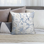 French Pheasants Chinoiserie Soft Washable Throw Pillow