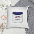 Aquaphor Soft Hidden Zipper Throw Pillow