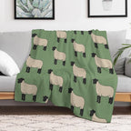 Suffolk Sheep All-season Throw Blanket
