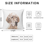 English Setter (Orange Belton) Soft Warmth Comfort Throw Pillow