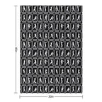 Iconic Cricket Moves Durable Throw Blanket