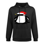 Christmas Penguin Pajamas Customizable Surface Hoodie