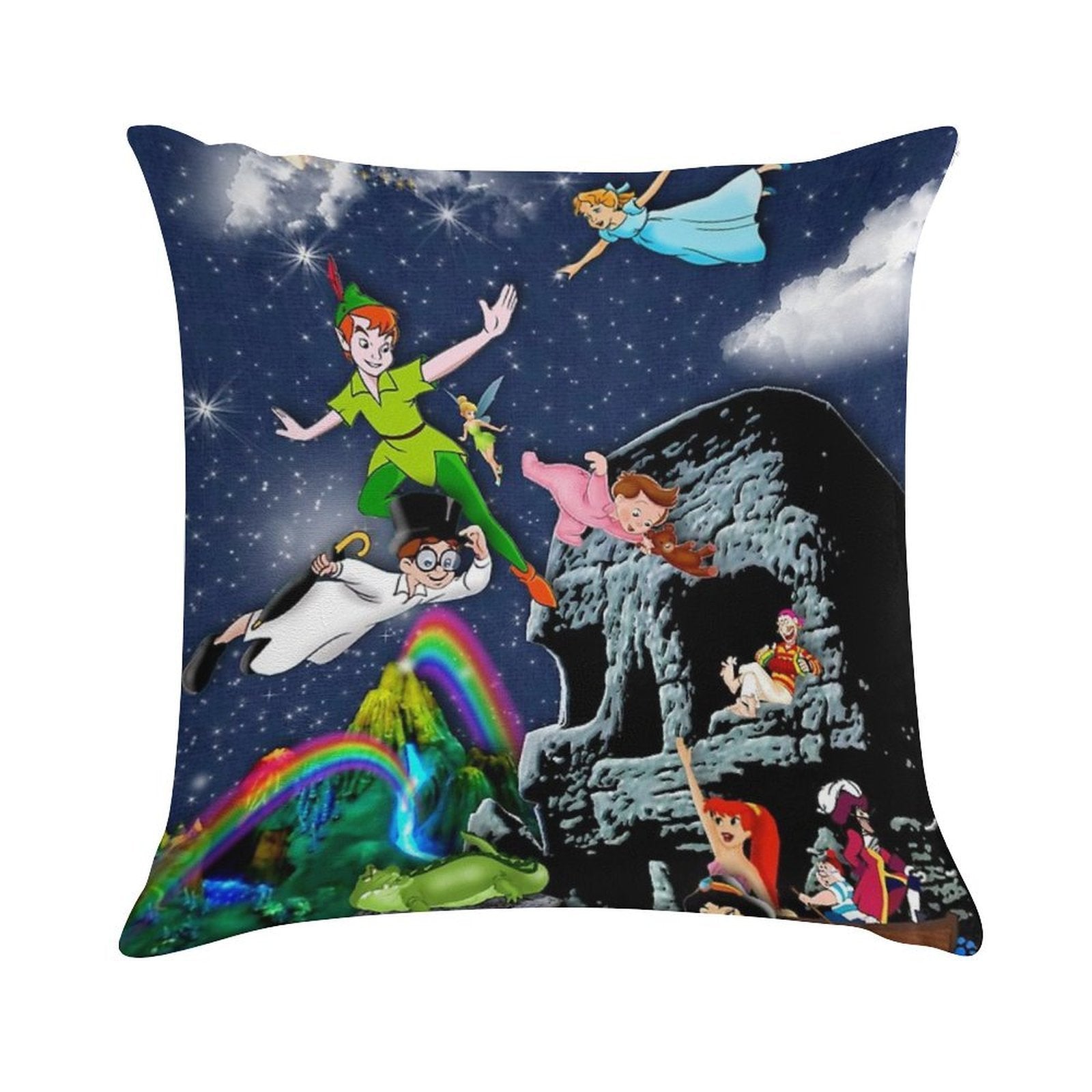 Peter Pan Soft Shrink-Resistant Throw Pillow