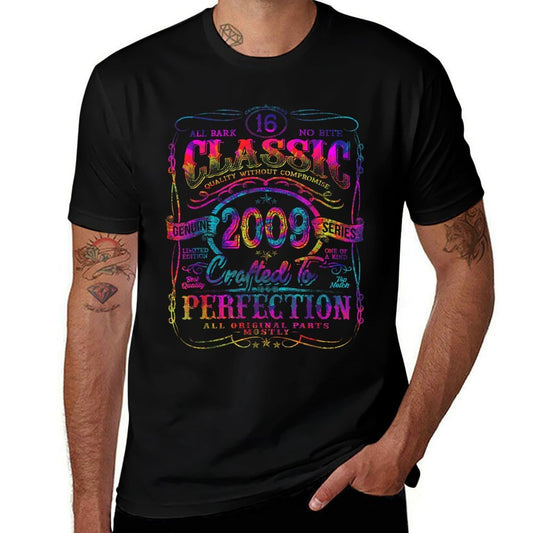 Vintage 2009 Limited Edition 16 Year Old 16th Birthday  Relaxed-fit T-Shirt