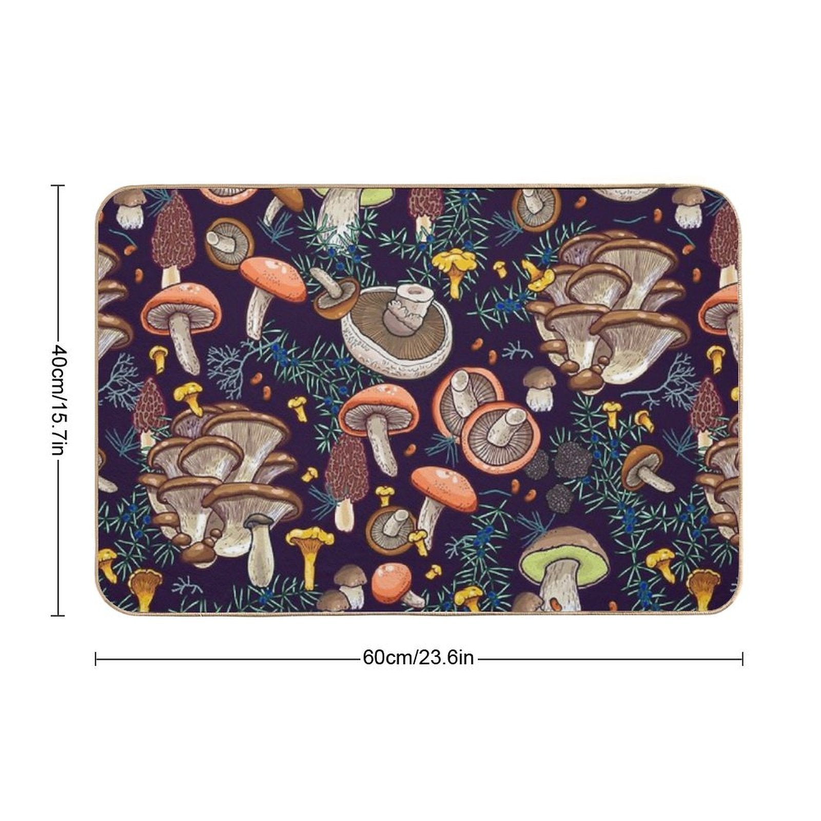 Dark Dream Forest  Eco-Friendly Bath Mat