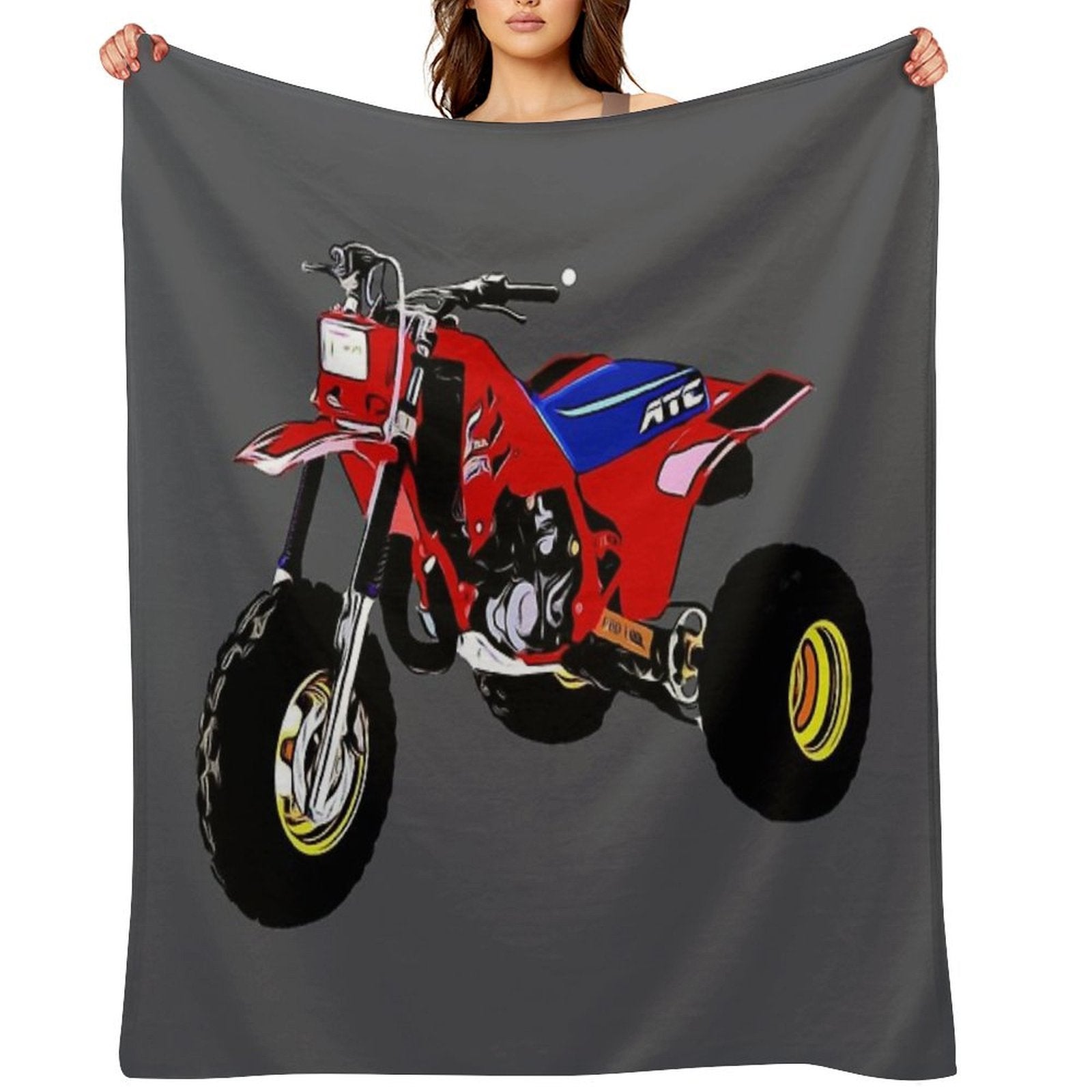 1986 ATC 250R Travel-friendly Throw Blanket
