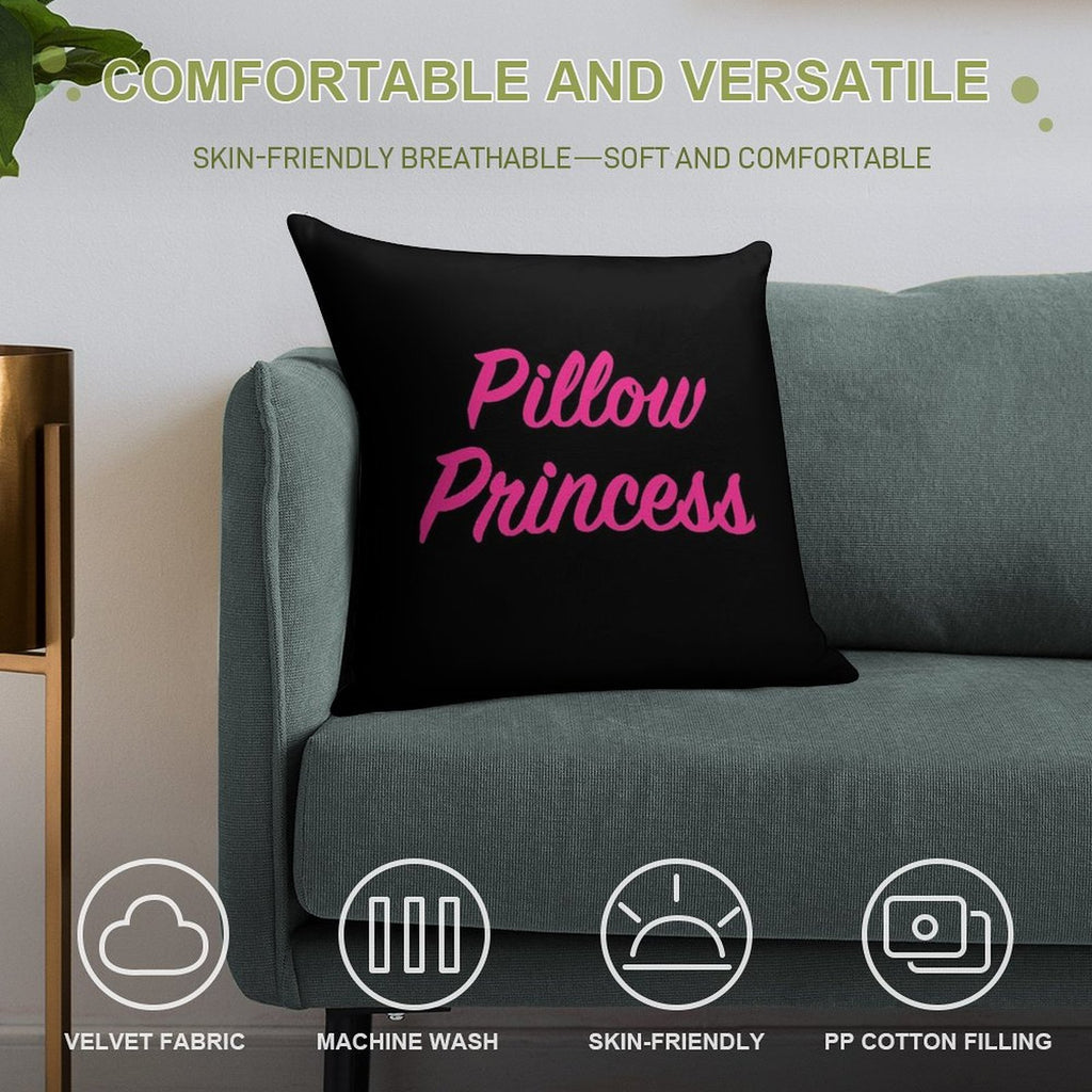 Pillow Princess Soft Skin-Friendly Throw Pillow