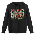 Merry Christmas Coquette Bow Xmas Pajamas Family Matching All-Day Comfort Hoodie