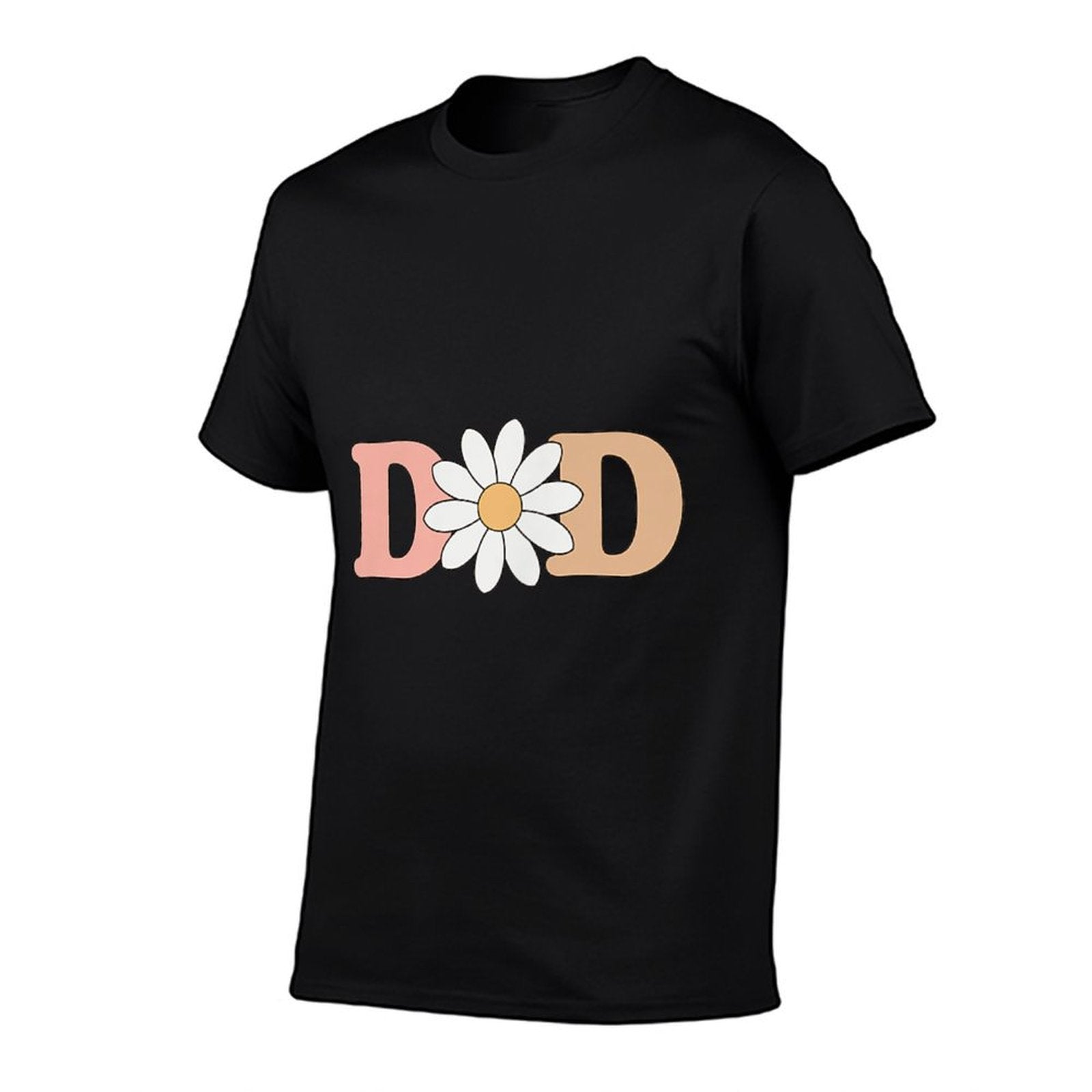 Dad Mom Daisy Wild Flower Bloom One 1st Birthday Wild One  Heathered Texture T-Shirt
