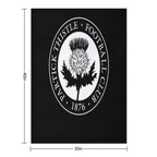 Partick Thistle Scottish Football Sports Fans Machine-washable Throw Blanket