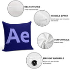 After Effects Soft Style Accent Throw Pillow