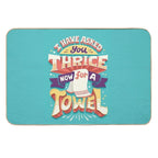 I Have Asked You Thrice  High-Traffic Bath Mat