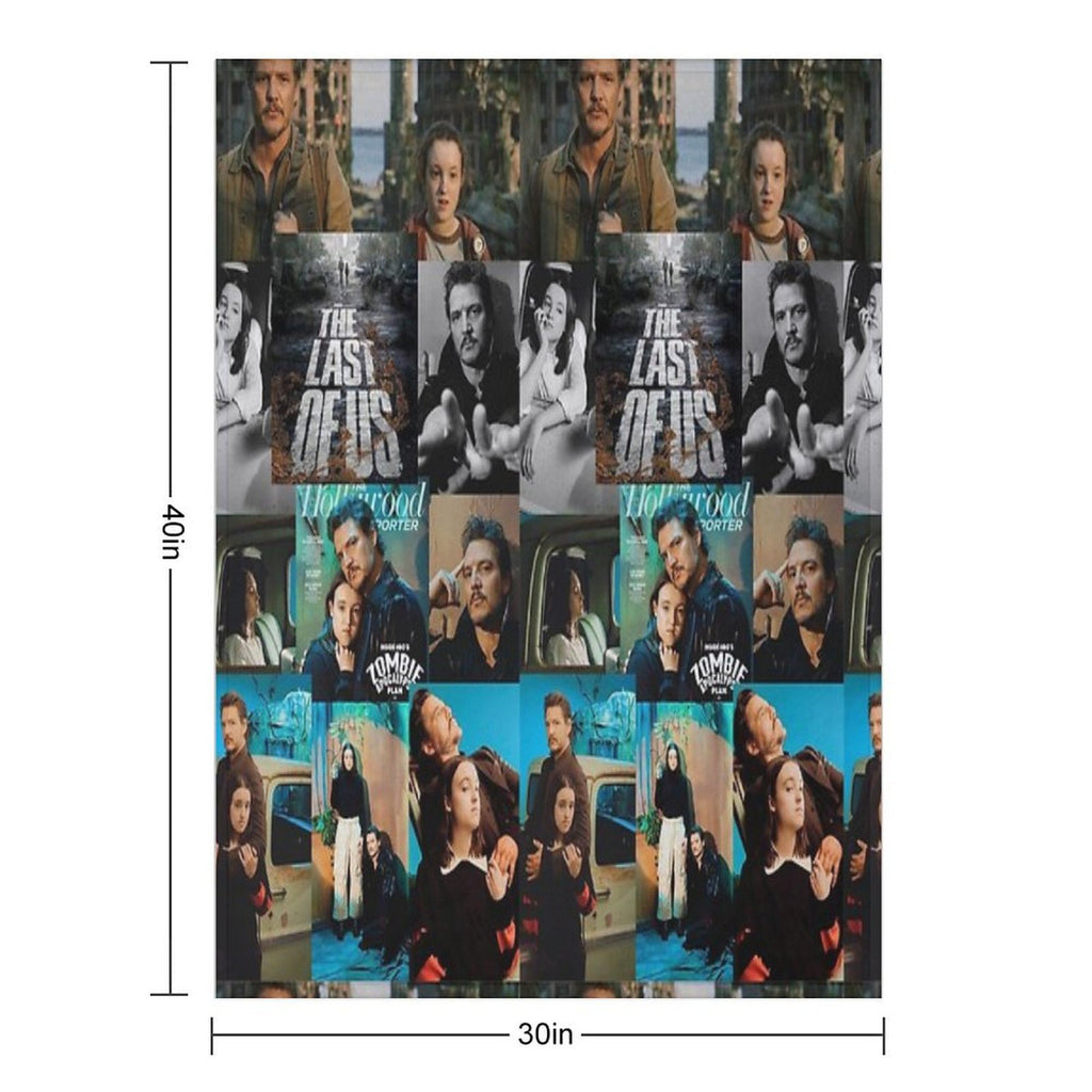 The Last of Us Joel And Ellie Family Plush Throw Blanket