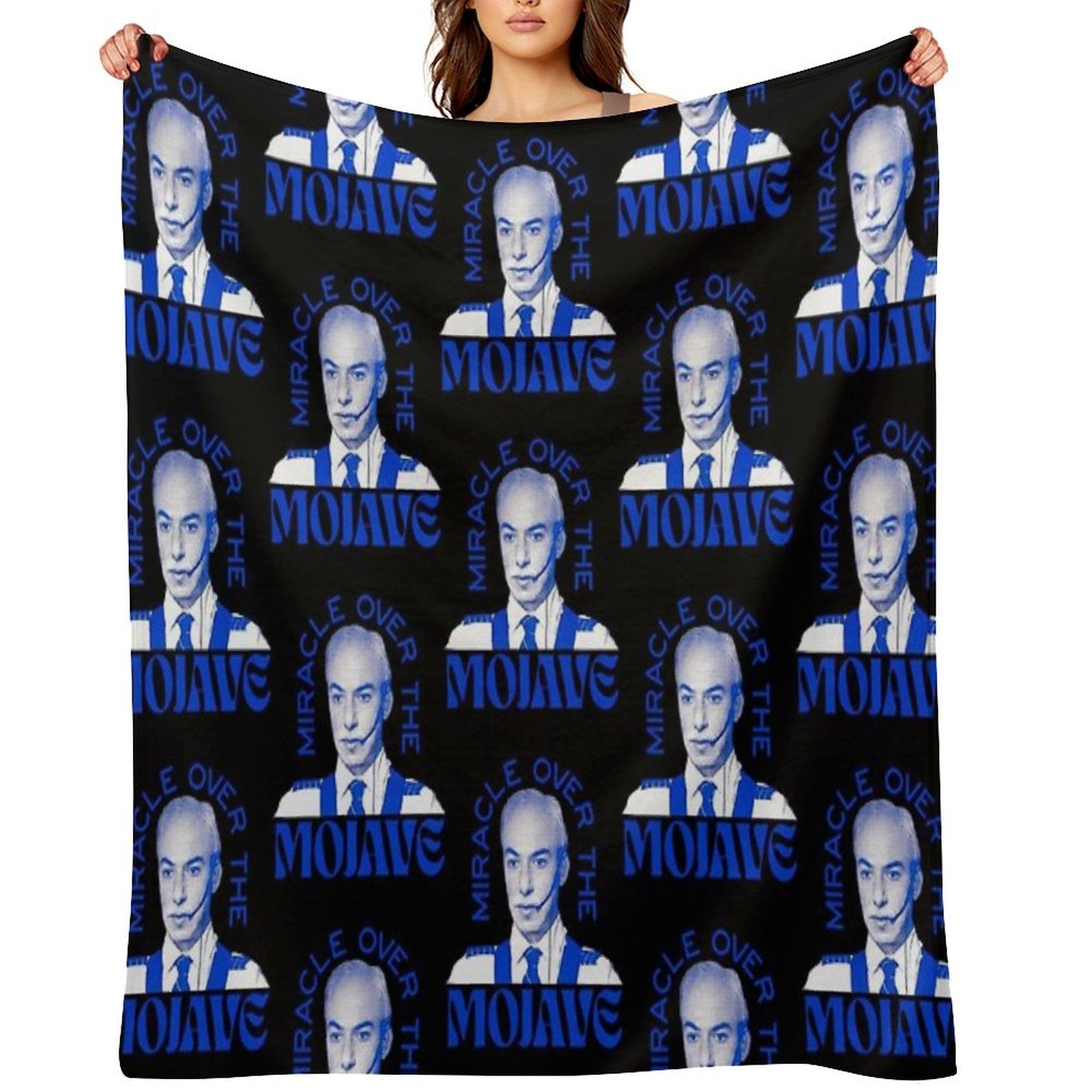 Miracle over The Mojave Nathan Sustainable Throw Blanket