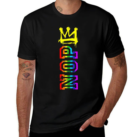 Womens No Kings Protest Sign Vertical LGBT Pride Men Women  Trendy Pattern T-Shirt
