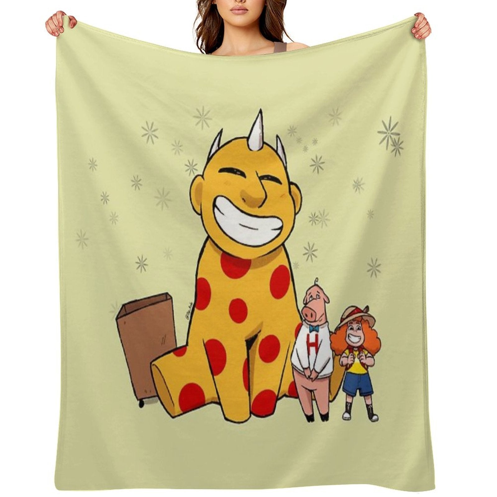 Maggie And The Ferocious Beast! Compact Throw Blanket