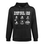 Funny Sailing Art for Men Women Sailing Lover Sail Boat Pilling-Resistant Hoodie