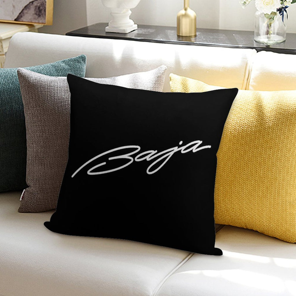 Baja Symbol Soft Bedroom Essential Throw Pillow