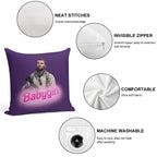John Soap Mactavish Babygirl Soft Durable Construction Throw Pillow