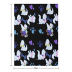 Polterpup Pattern Wrinkle-free Throw Blanket