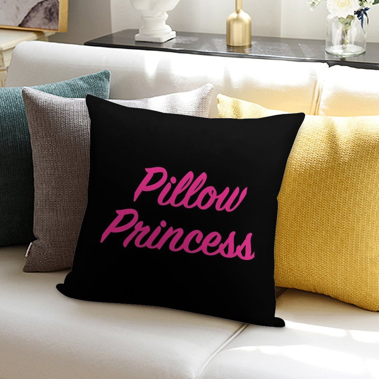 Pillow Princess Soft Skin-Friendly Throw Pillow