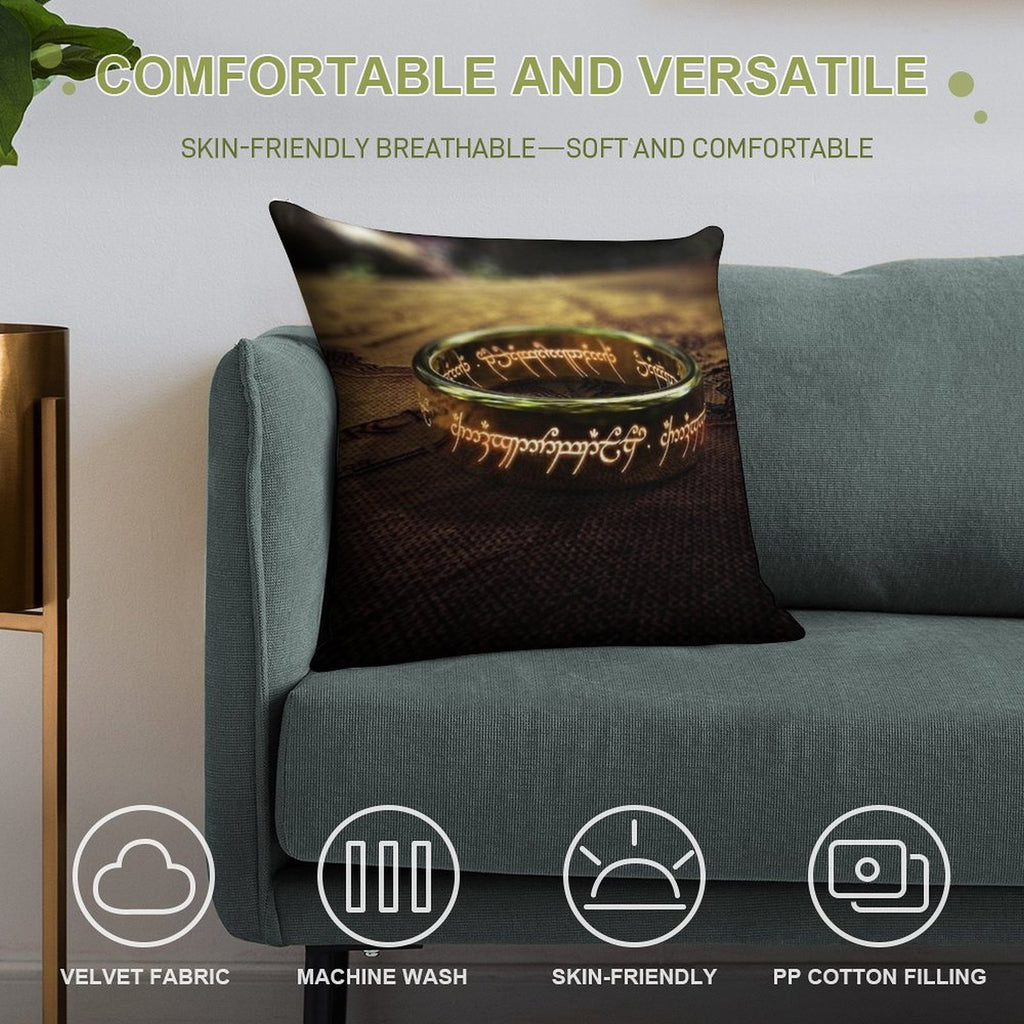 Lord of The Ring Soft Luxury Feel Throw Pillow