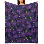 Angler Fish Purple Premium Throw Blanket