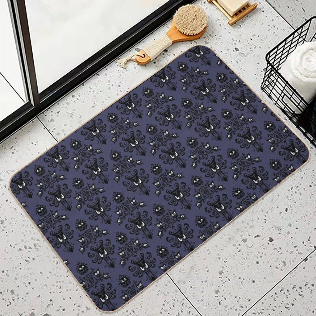 Mansion Demon Face Wallpaper  Eco-Friendly Bath Mat