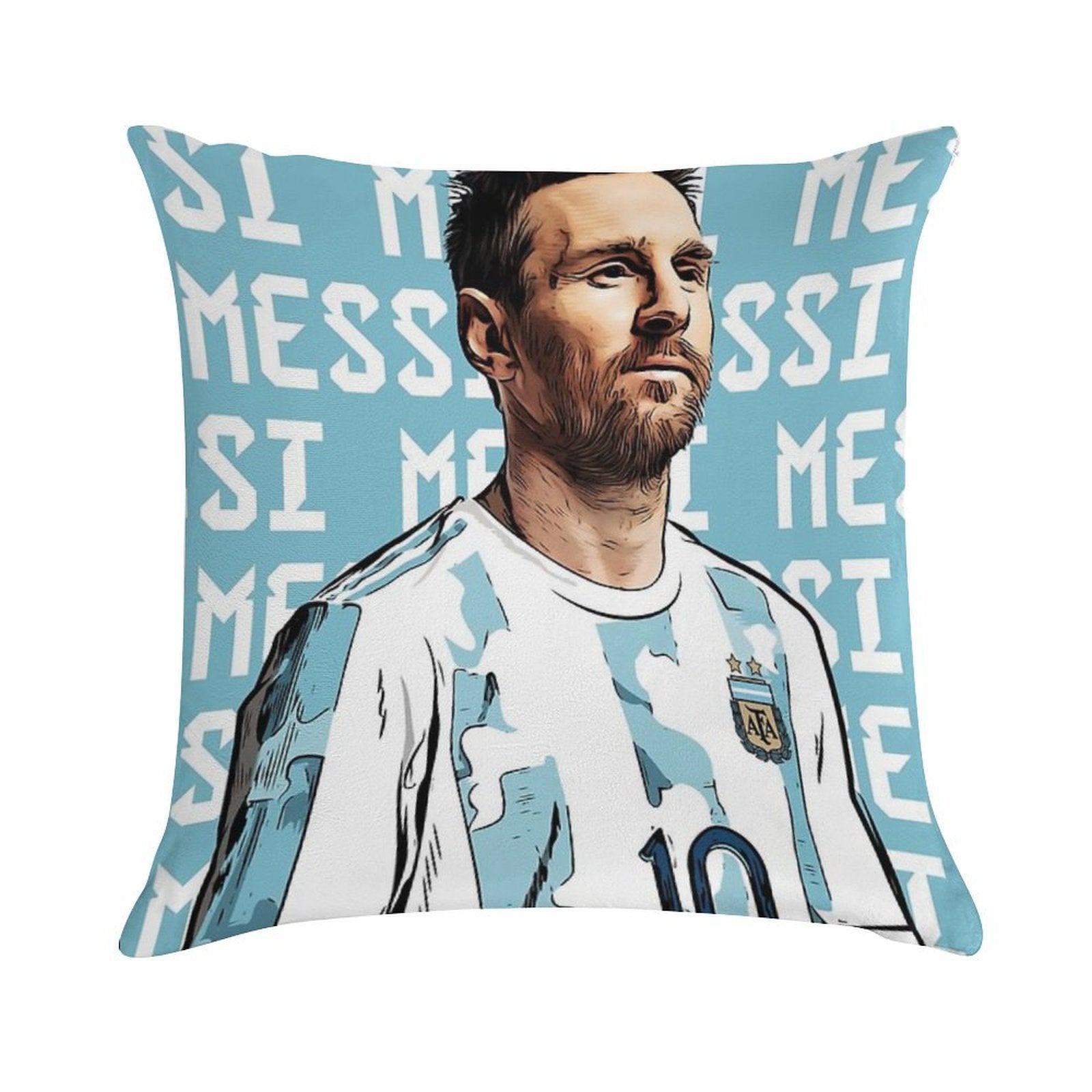 Lionel Messi Soft Gift Ready Throw Pillow