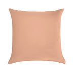 Peach-Orange Solid Color Soft Style Accent Throw Pillow
