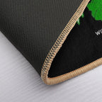 Home of The Hodag Wisconsin, USA Shower Curtain  Non-Slip Bath Mat