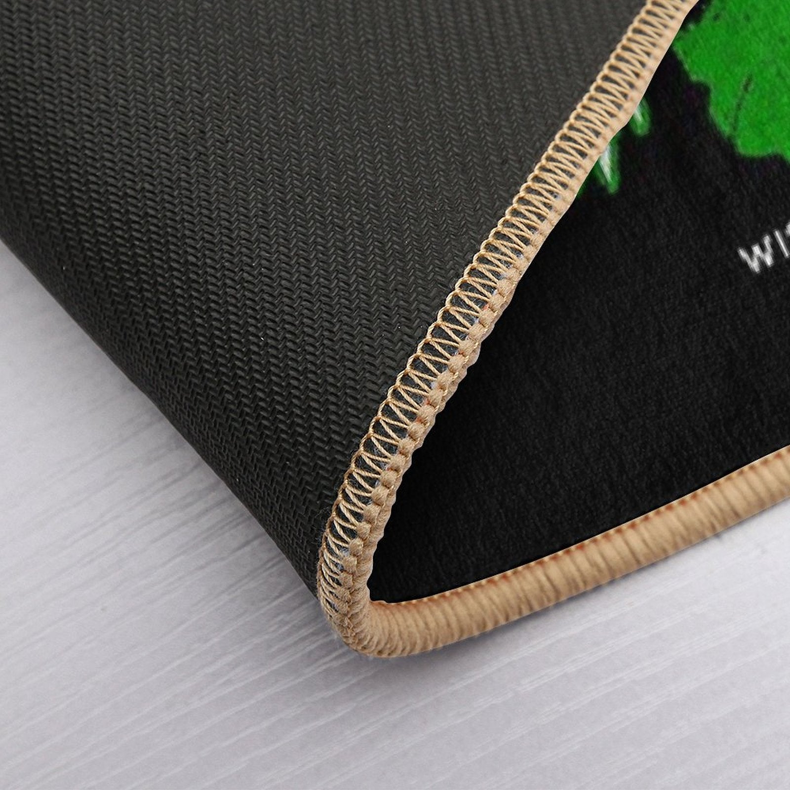 Home of The Hodag Wisconsin, USA Shower Curtain  Non-Slip Bath Mat