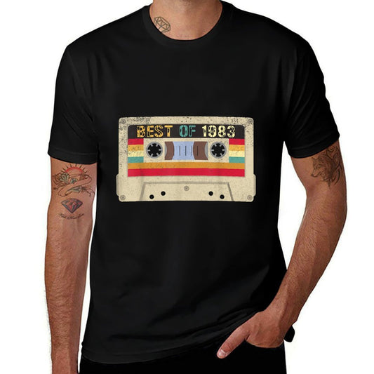 40 Birthday Decorations Men Best of 1983 BDay 40th Birthday  Easy-care T-Shirt