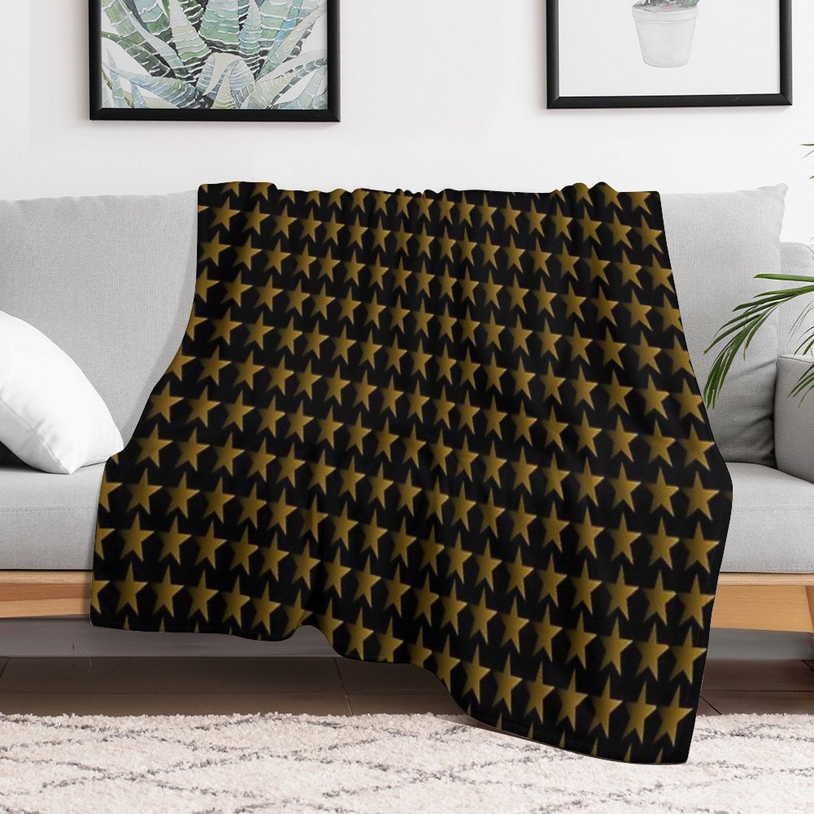 New Year Pattern All-season Throw Blanket