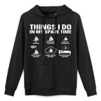 Funny Sailing Art for Men Women Sailing Lover Sail Boat Pilling-Resistant Hoodie