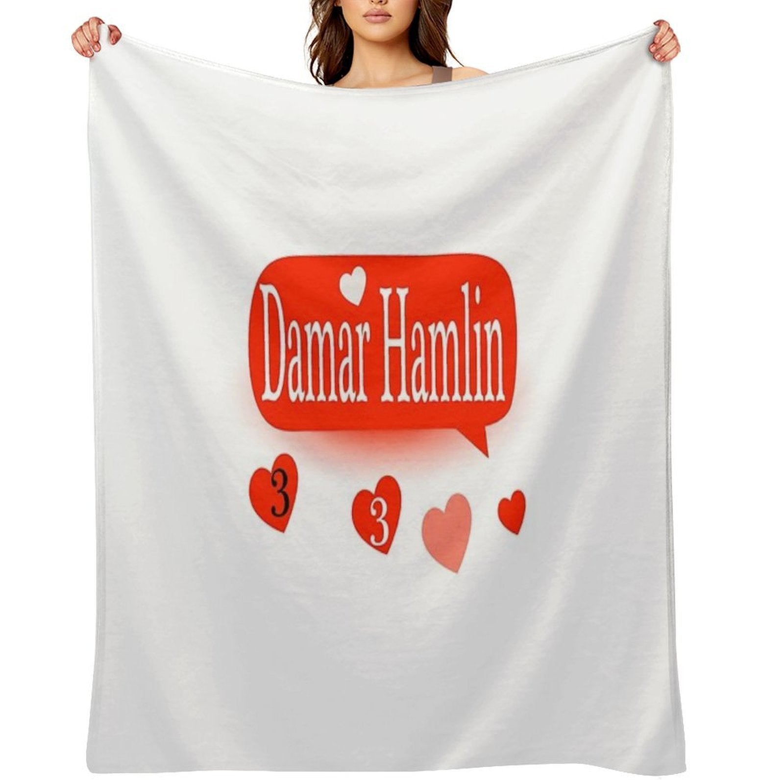 DAMAR HAMLIN 3 Shrink-resistant Throw Blanket