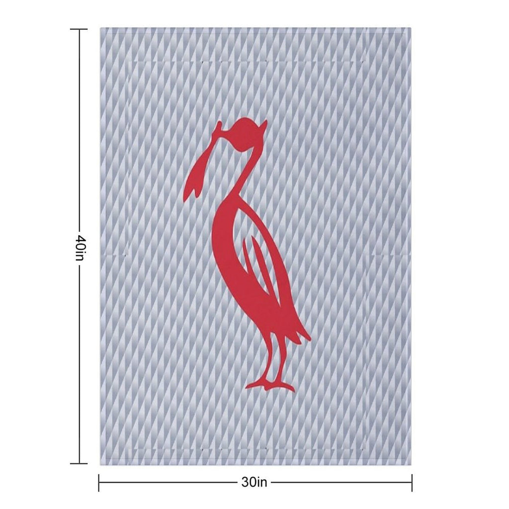 Retro Liverpool Compact Throw Blanket