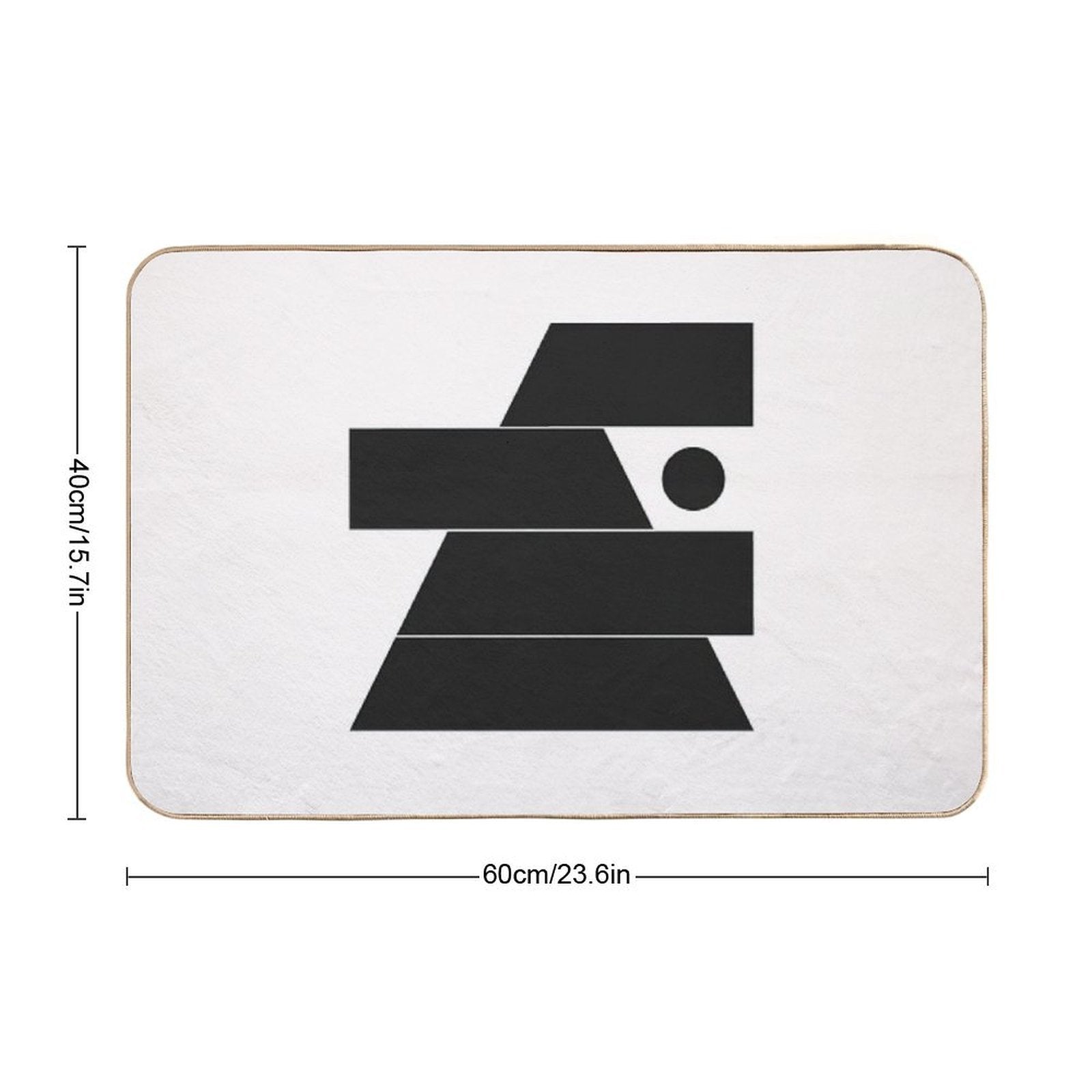 Abstract Ninja Durable Bath Mat