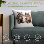 BABY TAPIRS Soft Home Decor Throw Pillow