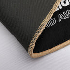 It's Lights Out And Away We Go! - Classy Version  Anti-Trip Bath Mat