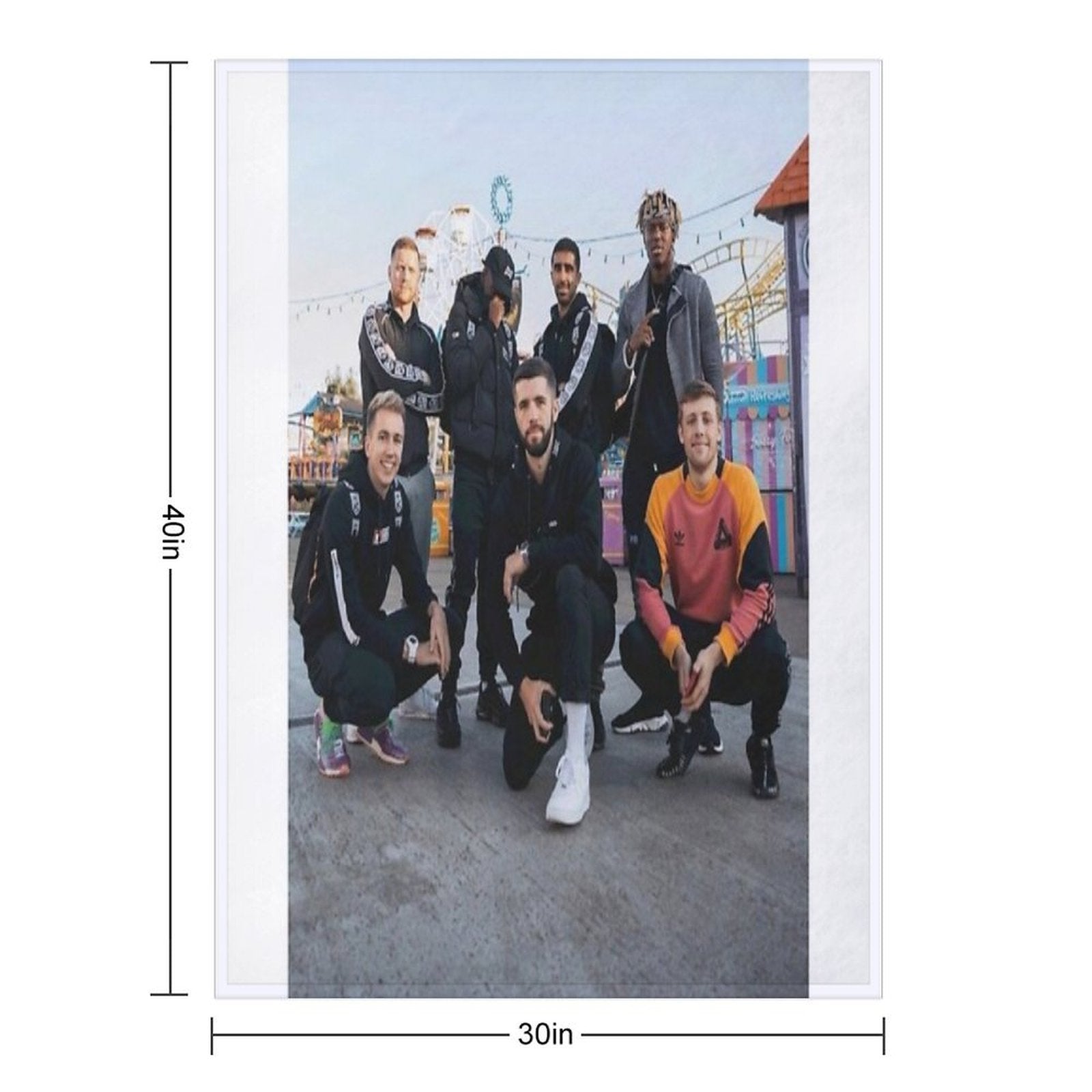 Sideman Plush Throw Blanket