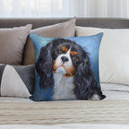 Cavalier King Charles Spaniel Soft Hidden Zipper Throw Pillow