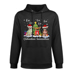 Chihuahua Dog Xmas Fa La La La Funny Ugly Christmas Sweater Versatile Streetwear Hoodie