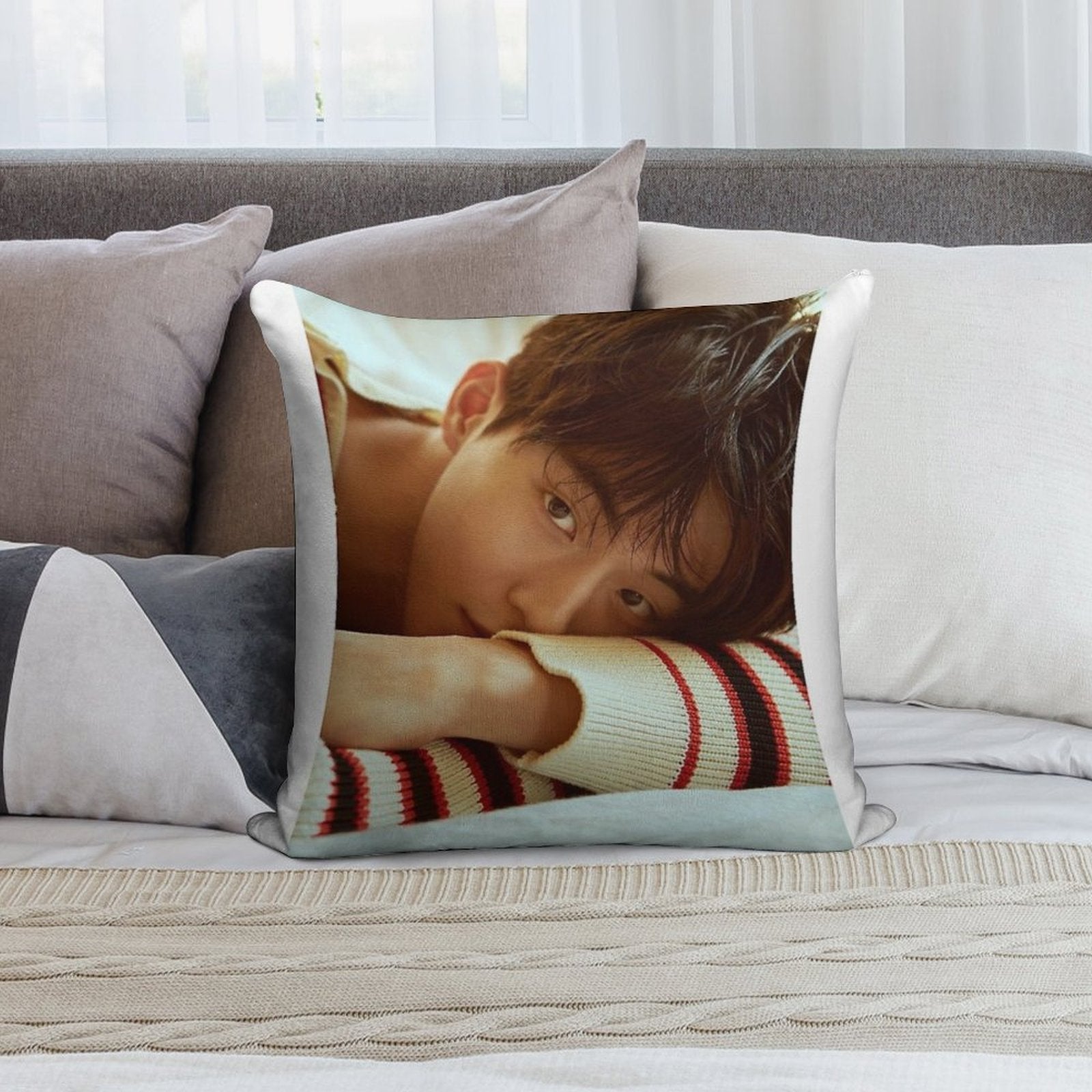 Nam Joo Hyu Soft Durable Construction Throw Pillow