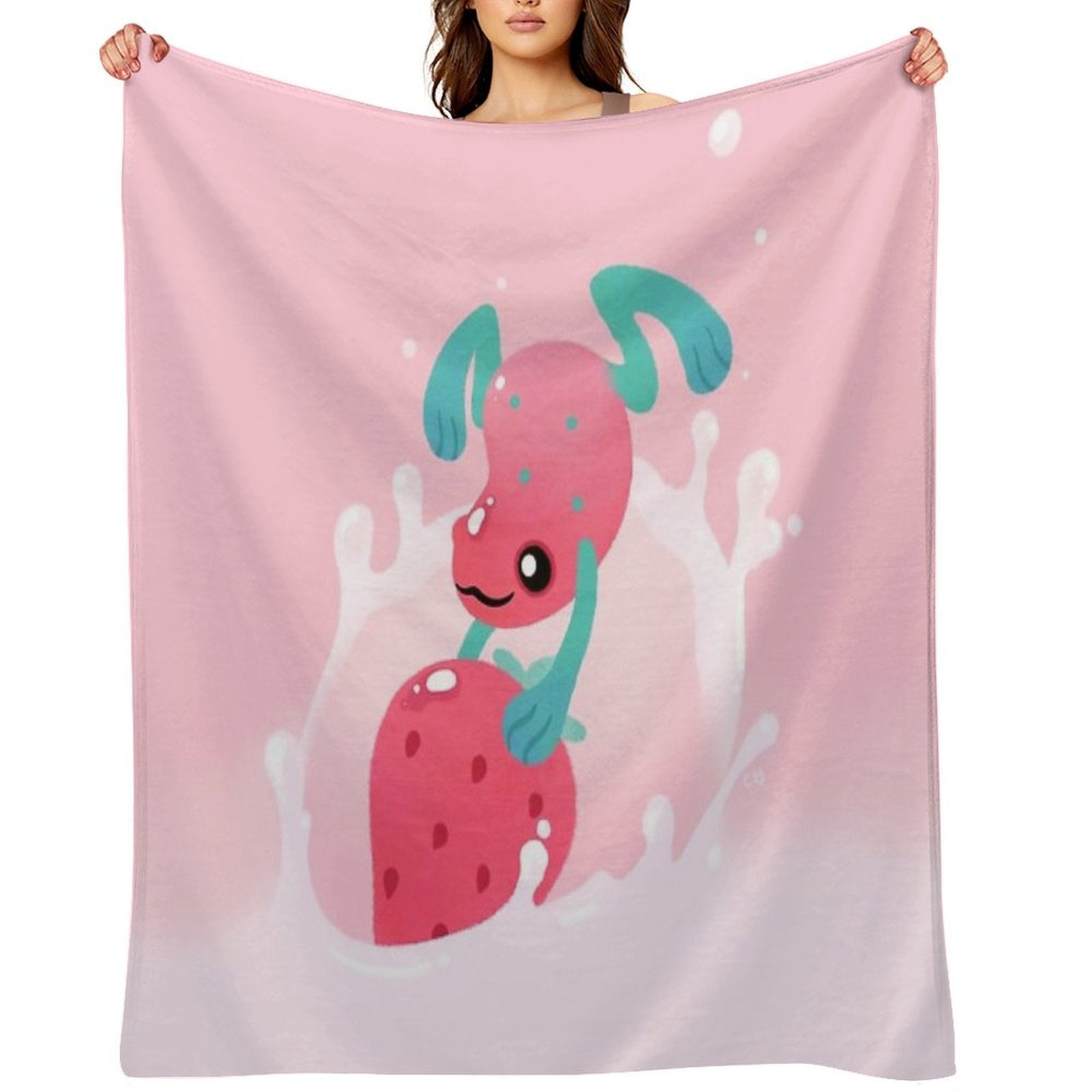 Strawberry Poison Milk 1 Durable Throw Blanket