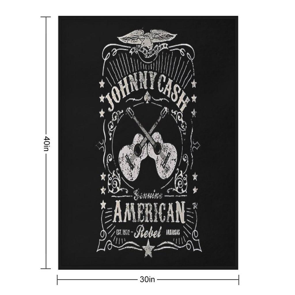 Johnny Cash - Genuine American Rebel Multi-functional Throw Blanket