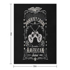 Johnny Cash - Genuine American Rebel Multi-functional Throw Blanket