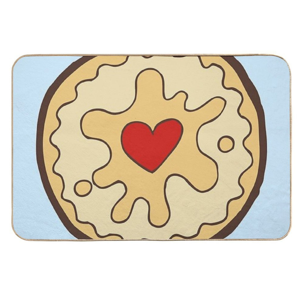 Jammy Dodger British Biscuit  Eco-Friendly Bath Mat