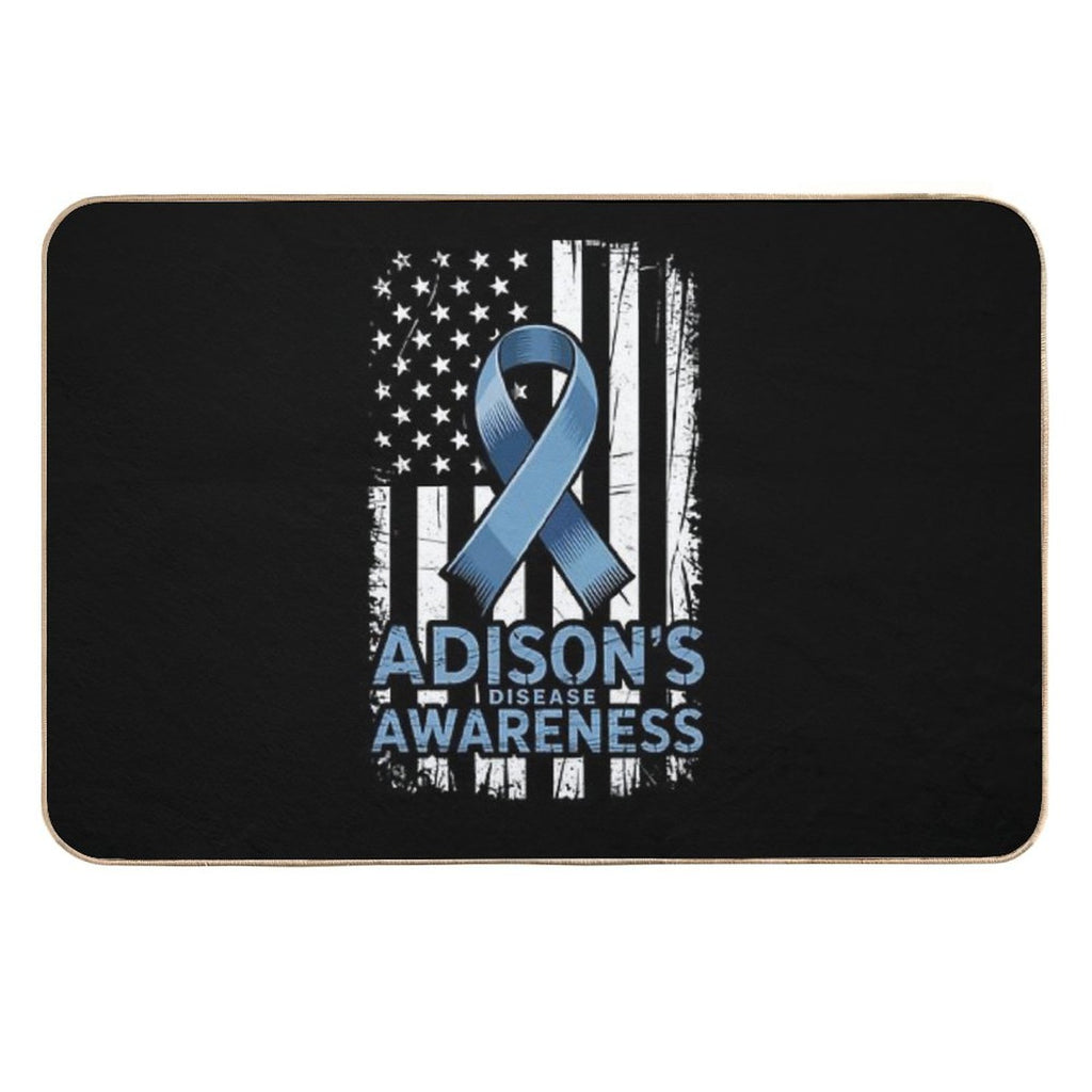 Addison's Disease Survivor Primary Adrenal Insufficiency Durable Bath Mat