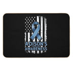 Addison's Disease Survivor Primary Adrenal Insufficiency Durable Bath Mat